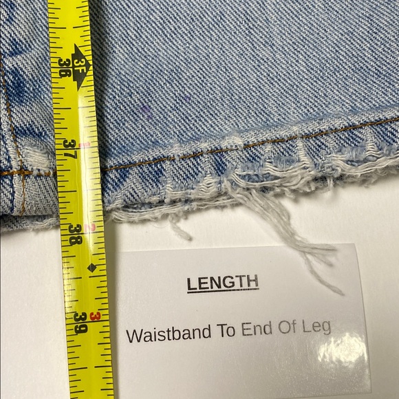 Vintage Calvin Klein Jeans USA Button Fly Easy Fit Sandblast Denim Size 7 - Picture 16 of 16